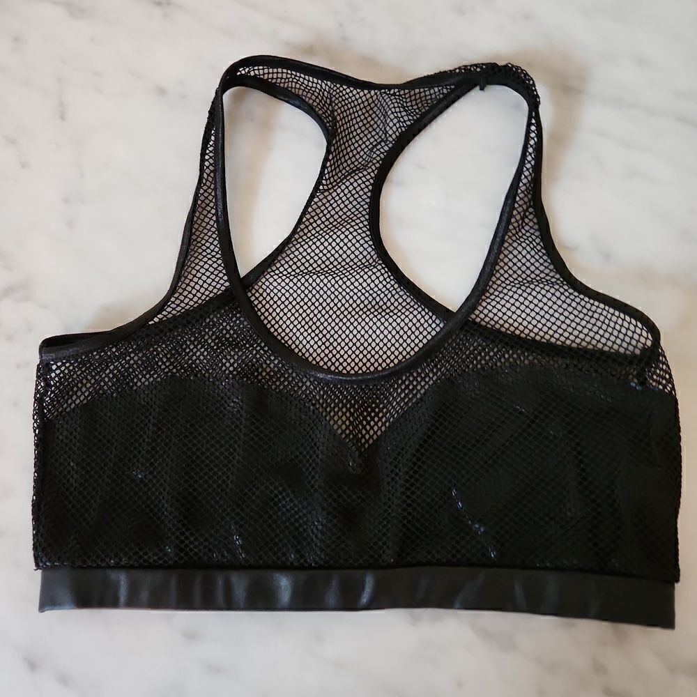 Darque Black Bra Top NWOT